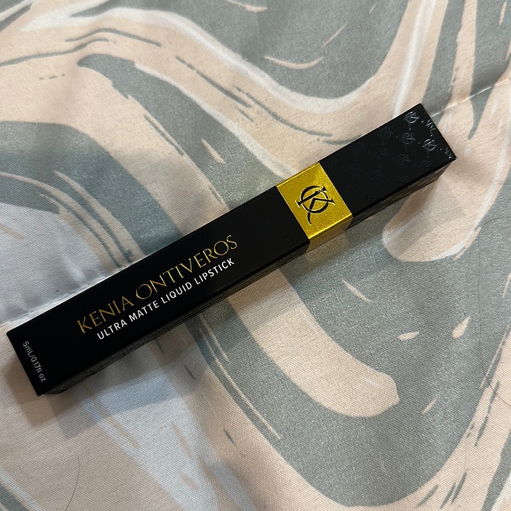 Kenia Ontiveros ultra matte liquid lipstick in Oink Vibes
